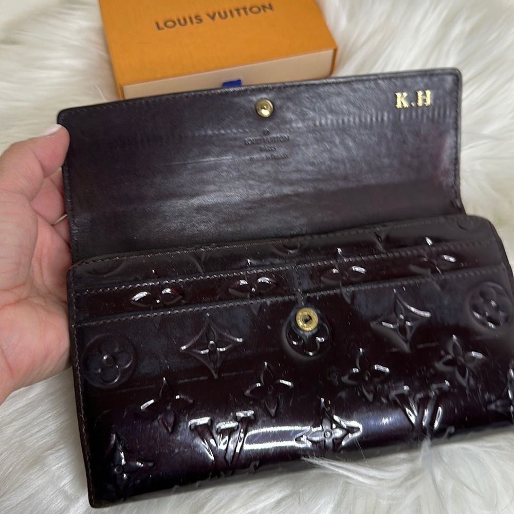 💯Authentic Louis Vuitton Vernis Bifold Long Wallet🍀 - Picture 10 of 16